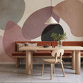 Lava Shapes, Rose Mural Wallpaper - room preview 04