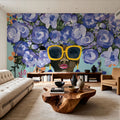 Sunning in Florals II Mural Wallpaper - room preview 04