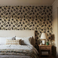 Symbolic Halloween White Mural Wallpaper - room preview 04