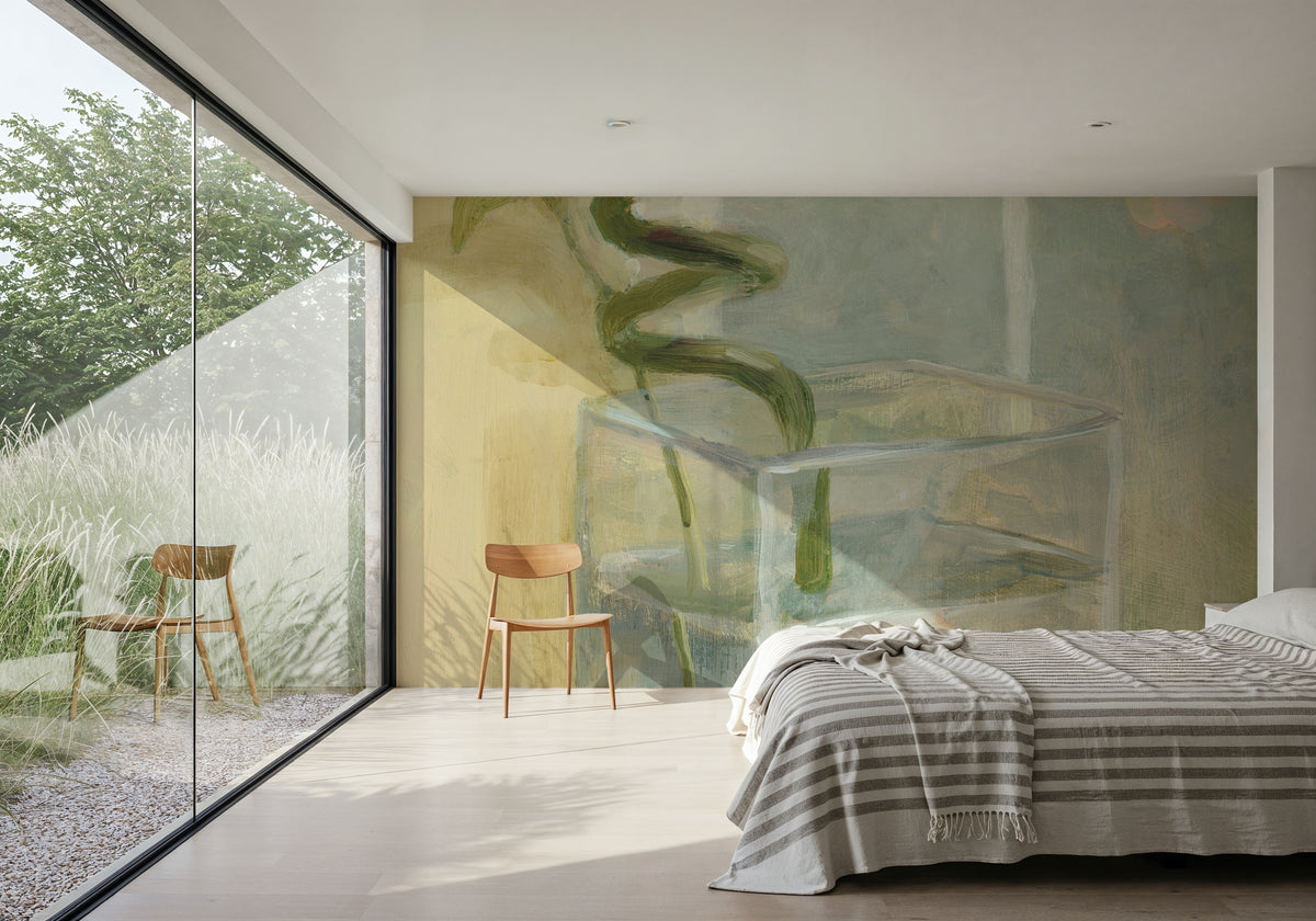 Peaceful Orchid I Mural Wallpaper - room preview 04