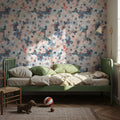 Wildflower Meadow Mural Wallpaper - Neutral Tone - room preview 04