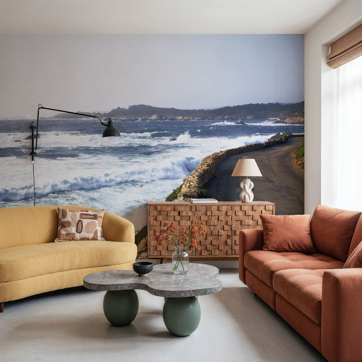 Coastal Journey Mural Wallpaper - room preview 04