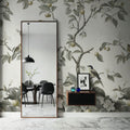 Bird Harmony, Muted Mural Wallpaper - room preview 04