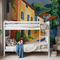 Stroll Down the Street Mural Wallpaper - room preview 04
