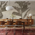 Wildflower Journal VII Sepia Mural Wallpaper - room preview 04