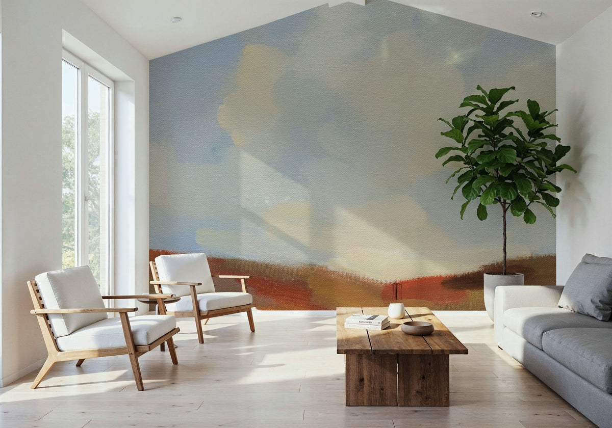 Earth and Sky Trio III Mural Wallpaper - room preview 04