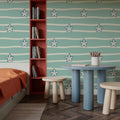 Starfish on the Line Mural Wallpaper - room preview 04