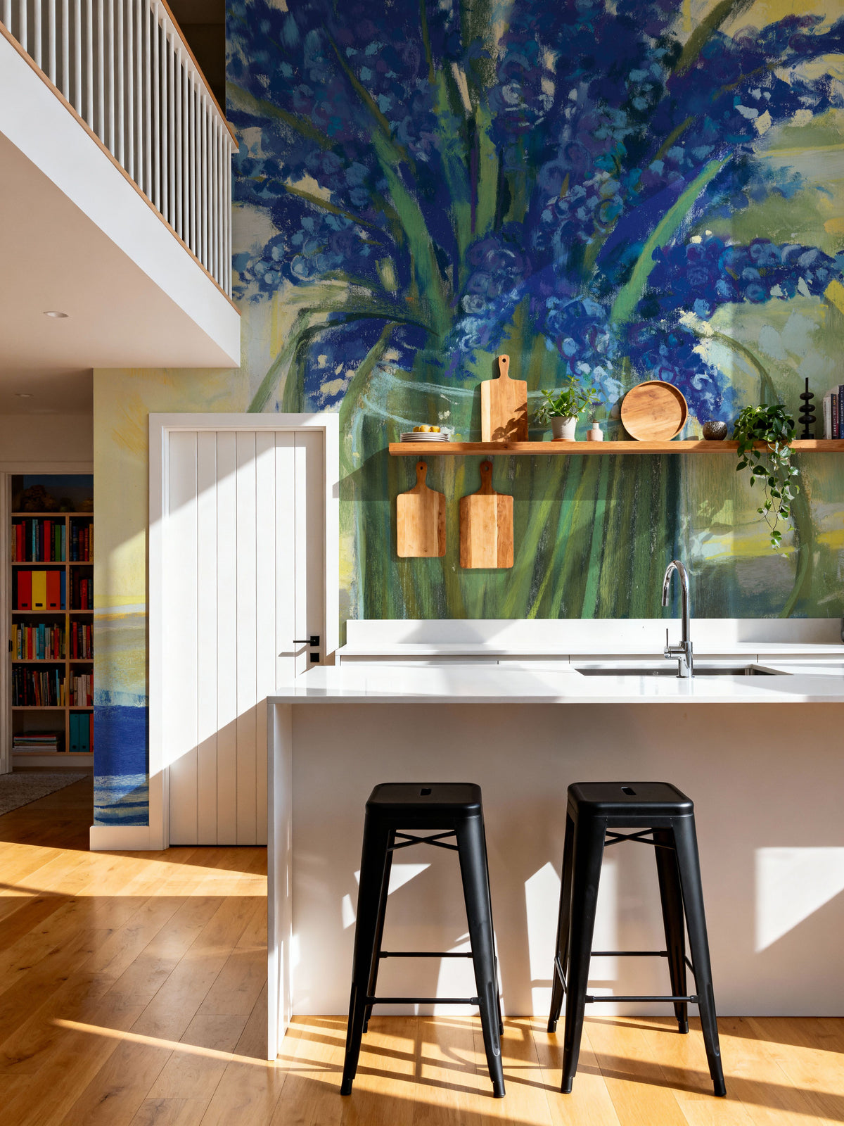 Windowsill Floral I Mural Wallpaper - room preview 04