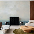 Oceanside Neutral Mural Wallpaper - room preview 04
