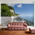 Chalk Cliffs Mural Wallpaper - room preview 04