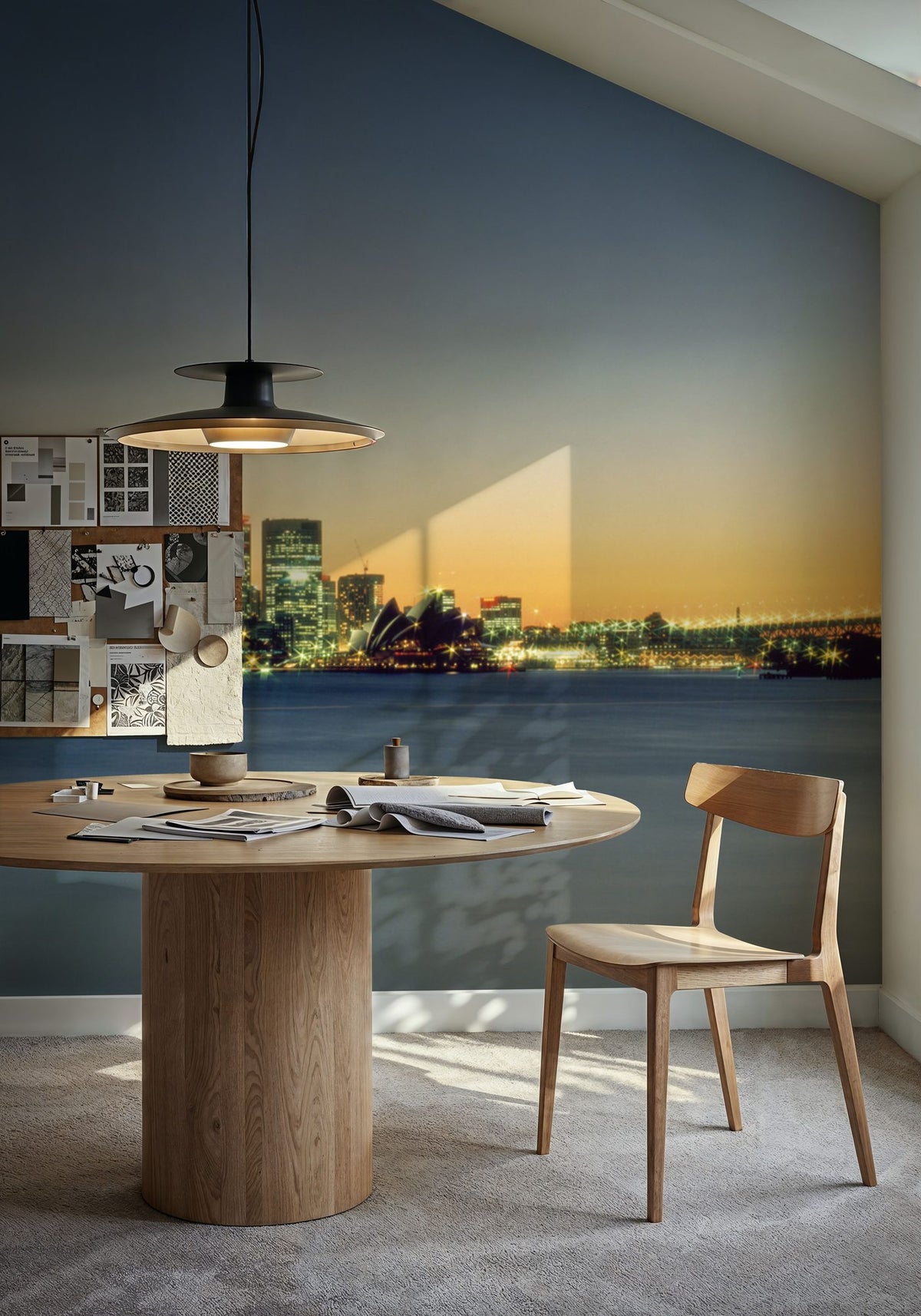 Metropolitan Gradient Twilight Mural Wallpaper - room preview 04