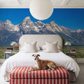 Serene Mountain Haven Mural Wallpaper - room preview 04