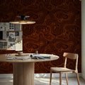 Root Wood, Red Mahogany Mural Wallpaper - room preview 04