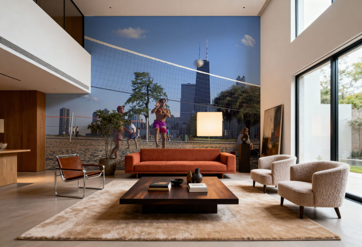 Urban Beach Rally Mural Wallpaper - room preview 04