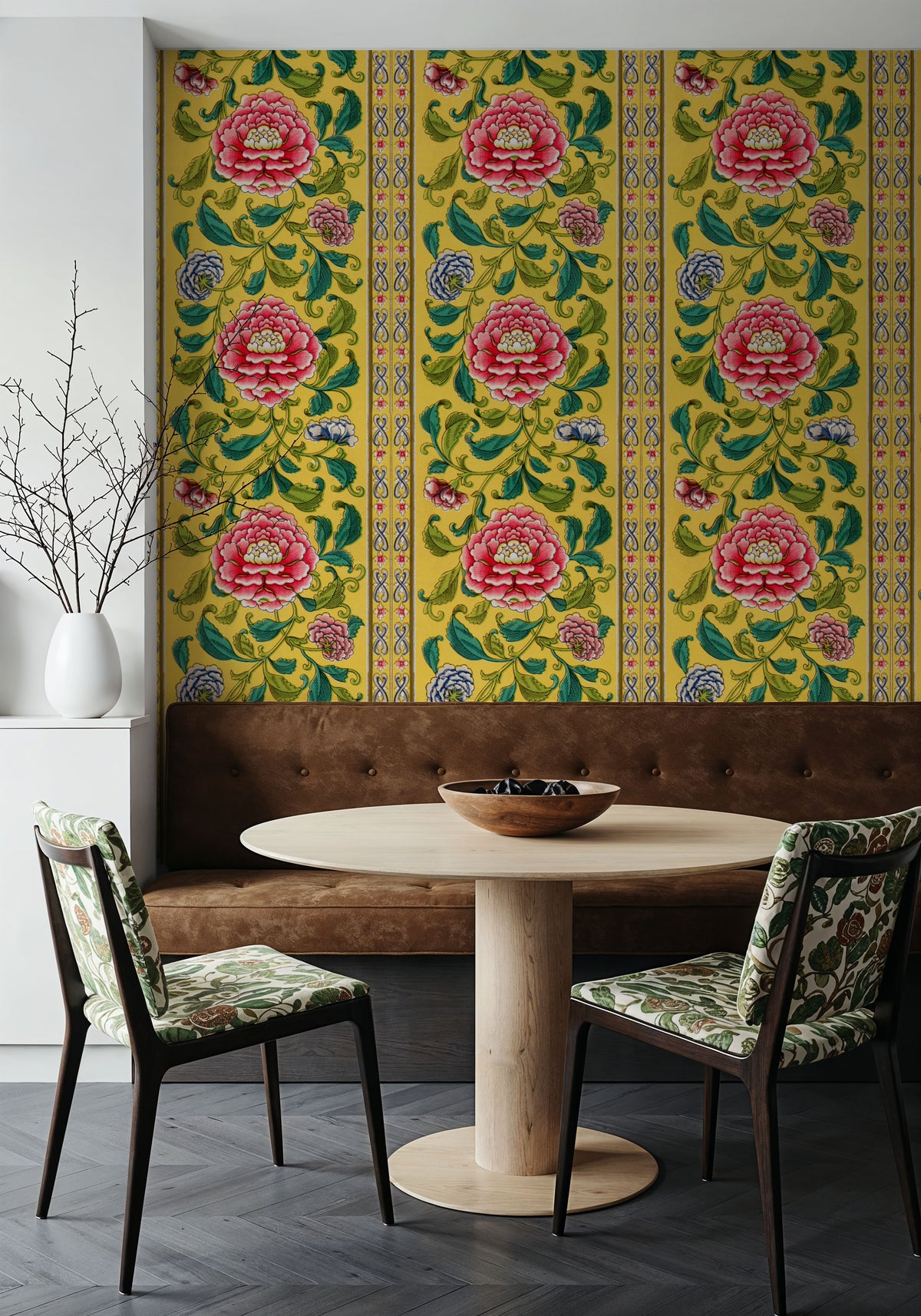 Rambling Florals Mural Wallpaper - room preview 04