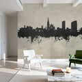 Limerick Ireland Skyline Concrete Mural Wallpaper - room preview 04
