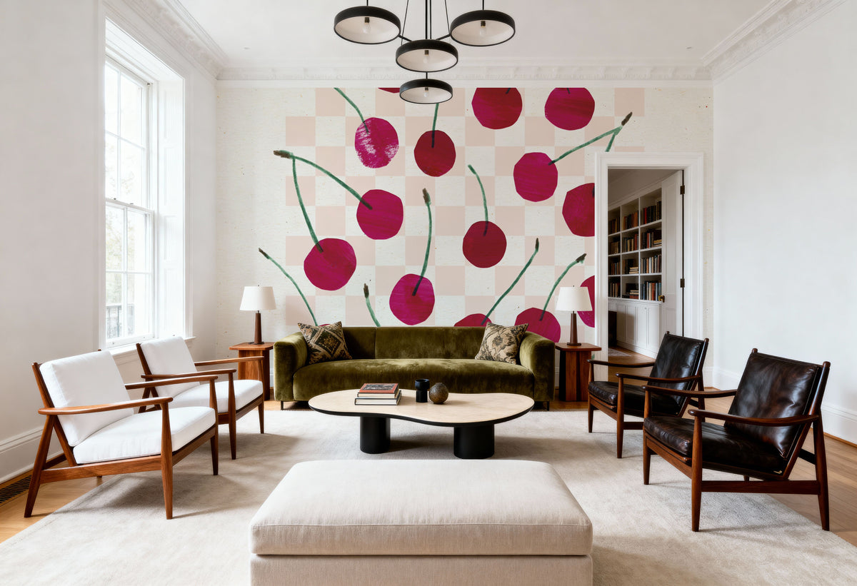 Falling Fruit I Mural Wallpaper - room preview 04