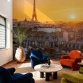 Sunset in Paris Mural Wallpaper - room preview 04
