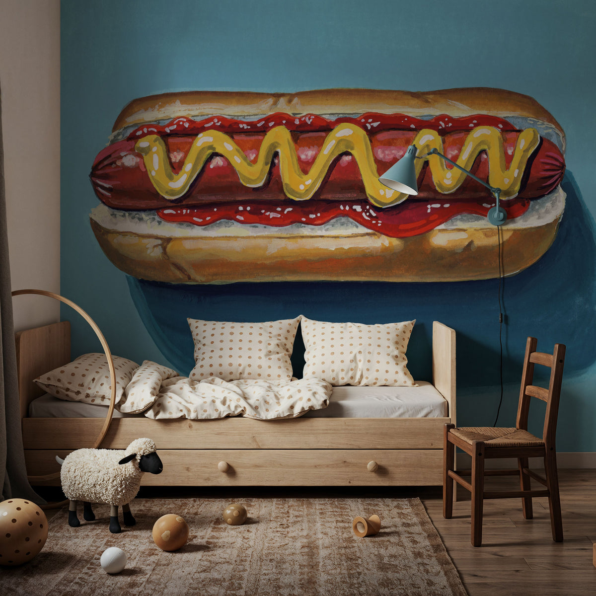 The Perfect Hotdog Mural Wallpaper - room preview 04