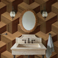 Infinity Wood Mural Wallpaper - room preview 04