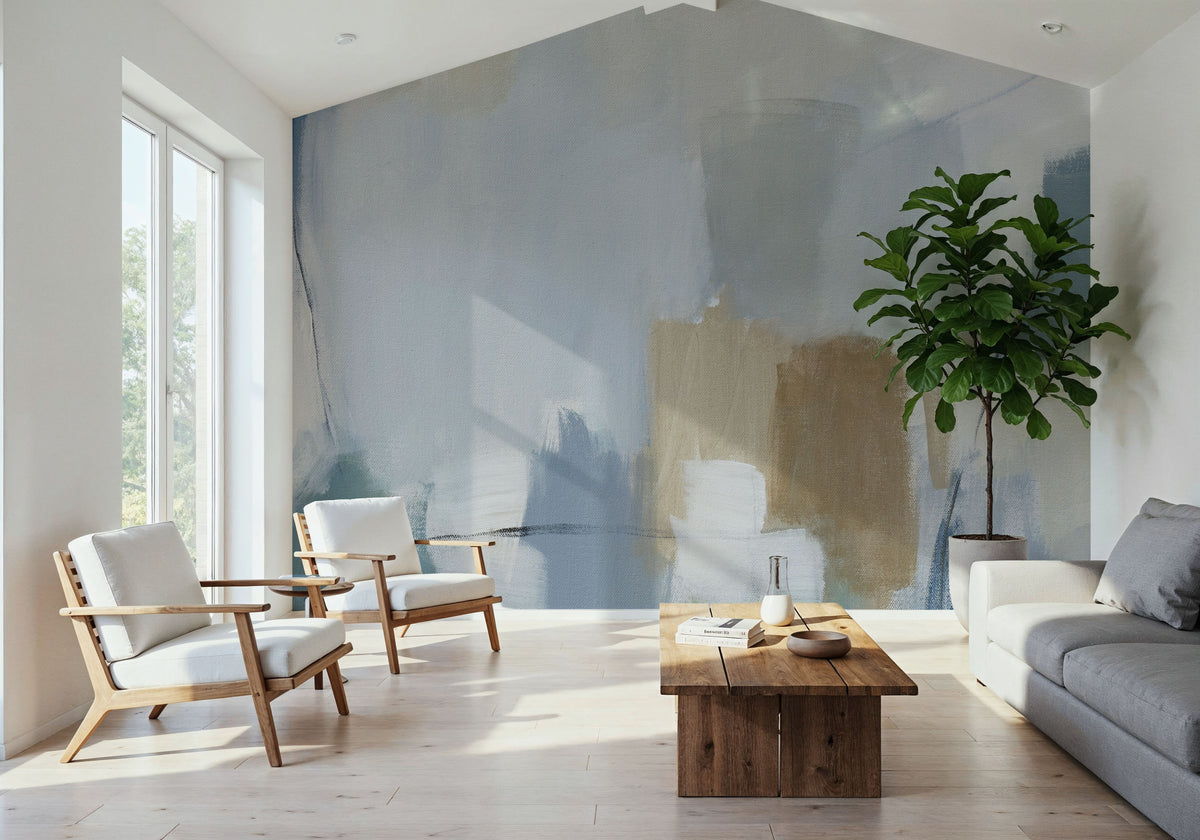 Emerging Abstract Mural Wallpaper - room preview 04