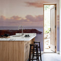 Misty Harbor Sunset Mural Wallpaper - room preview 04