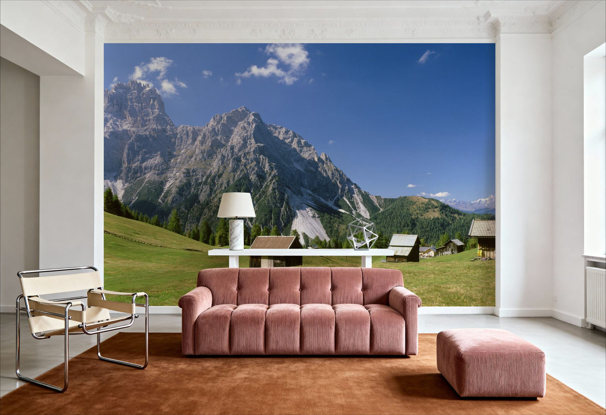 Mountain Cabin Retreat Mural Wallpaper - room preview 04