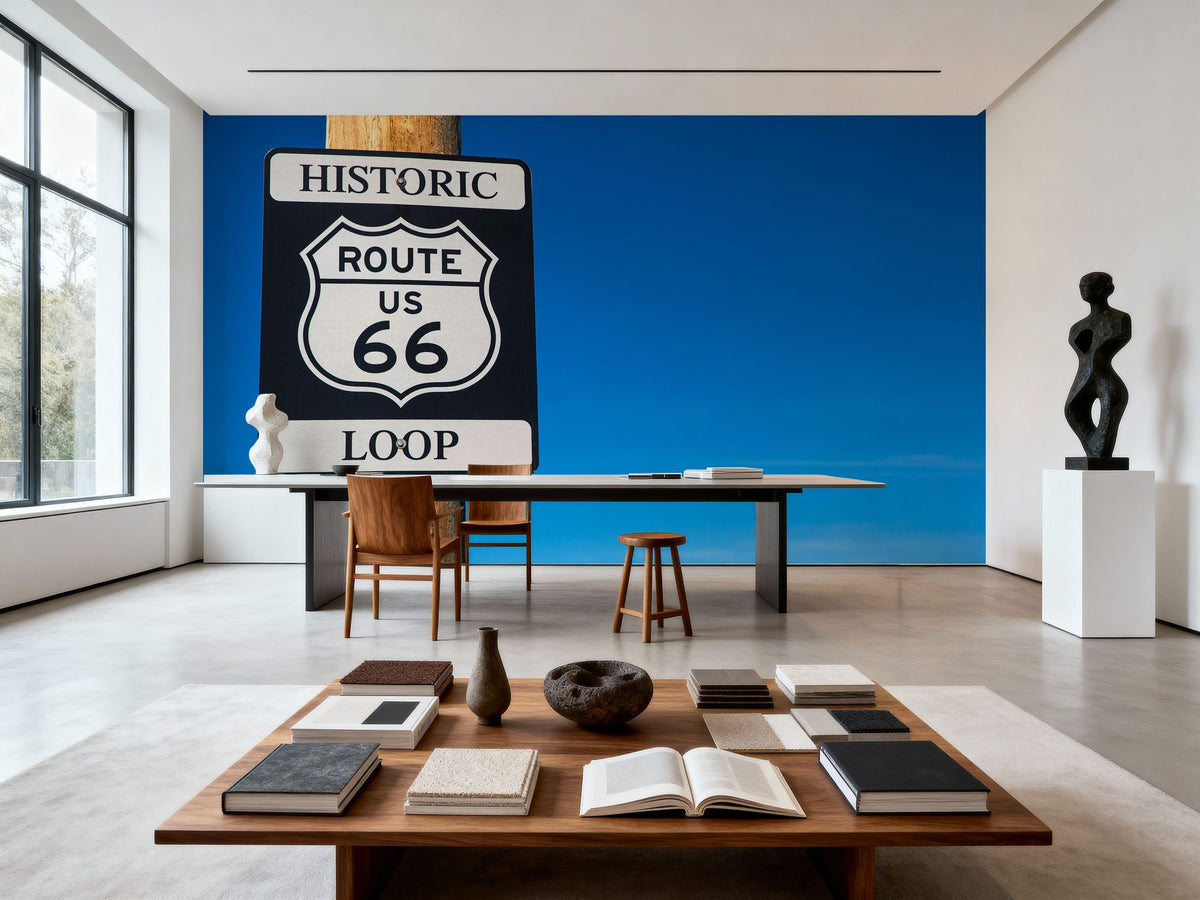 Route 66 Mural Wallpaper - room preview 04