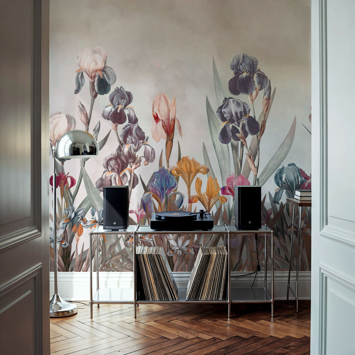Iris Field Depth Mural Wallpaper - room preview 04