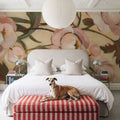 Garden Peonies I Mural Wallpaper - room preview 04