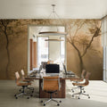 Beautiful Reflection in Autumn Mural Wallpaper - room preview 04