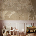 Virginia Beach Ochre Mural Wallpaper - room preview 04