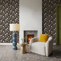 Trailing Morning Glory, Walnut Mural Wallpaper - room preview 04