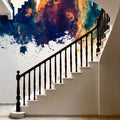 Santorini Skyline Blue & Bronze Mural Wallpaper - room preview 04