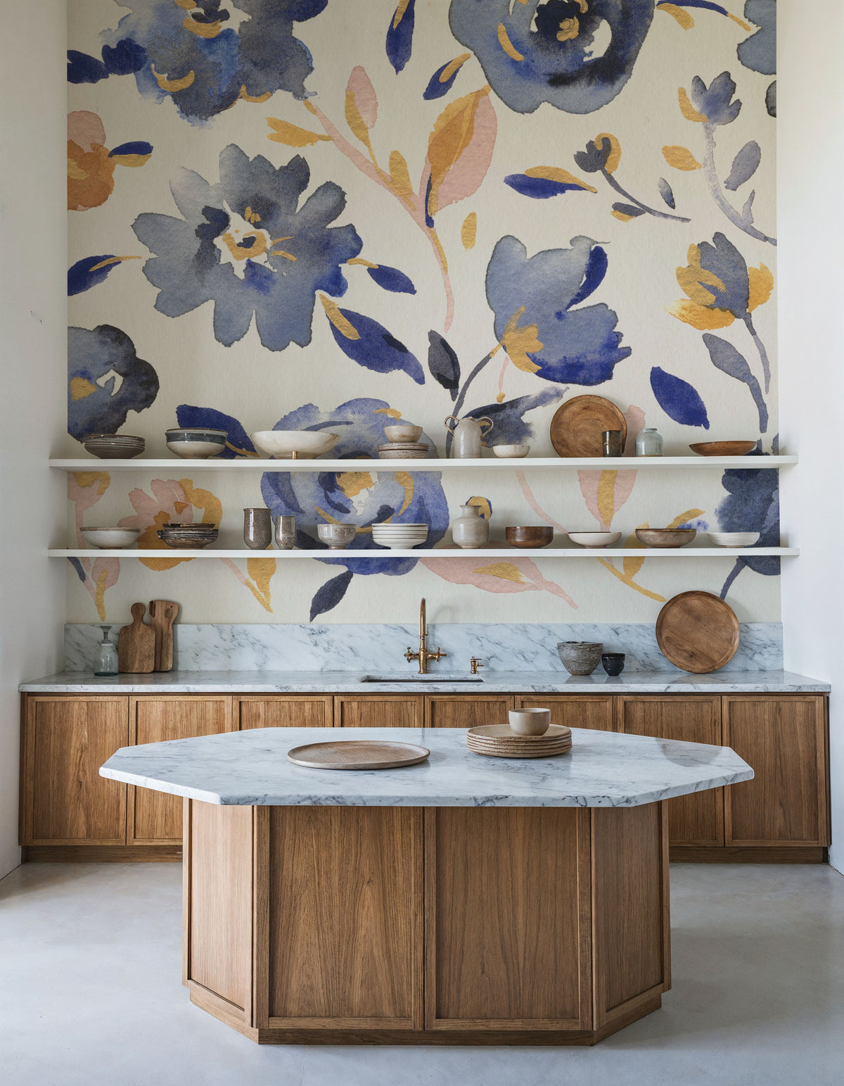 My Flowers in May Mural Wallpaper - room preview 04