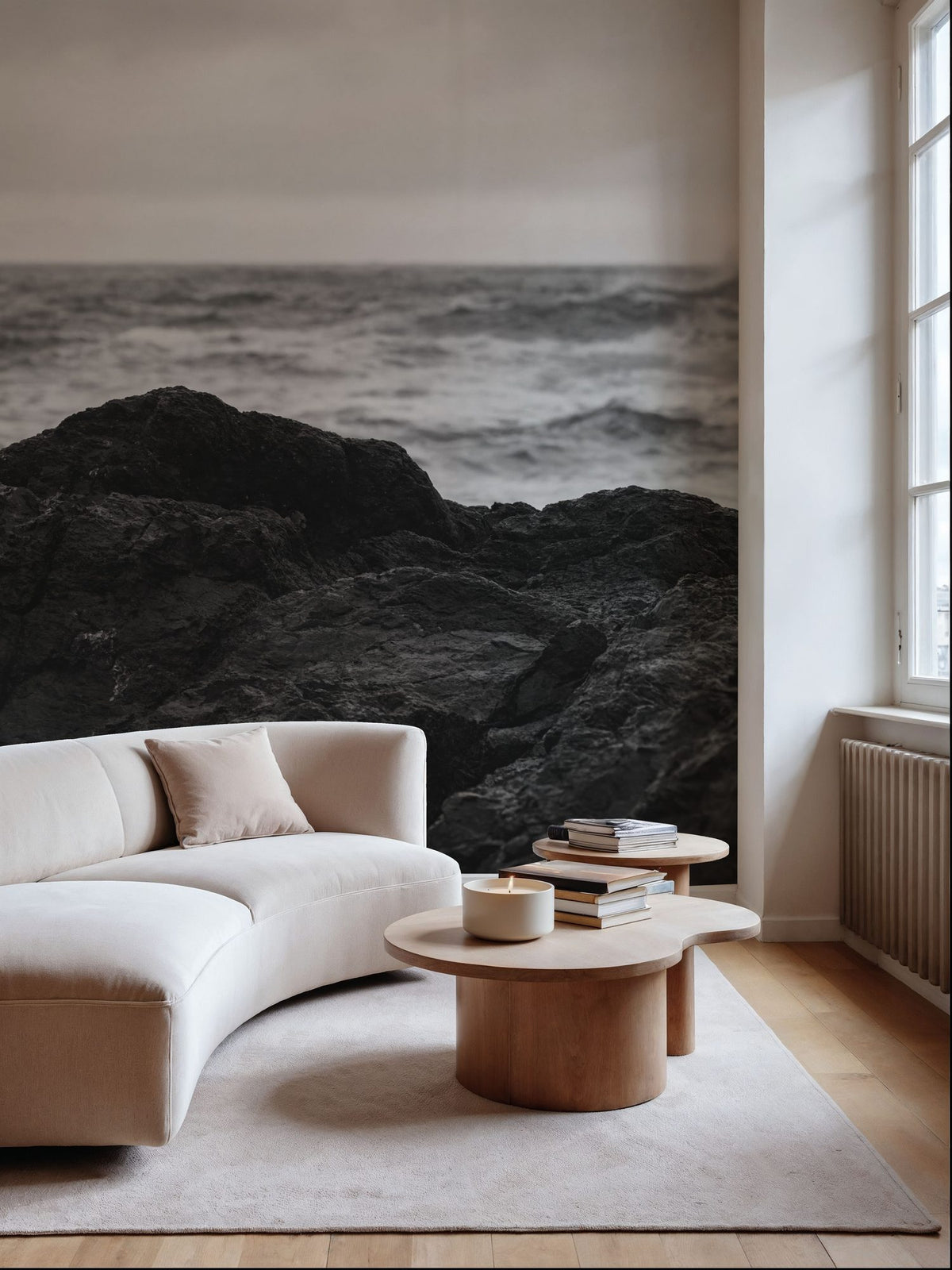 Black Rock Coast II Mural Wallpaper - room preview 04