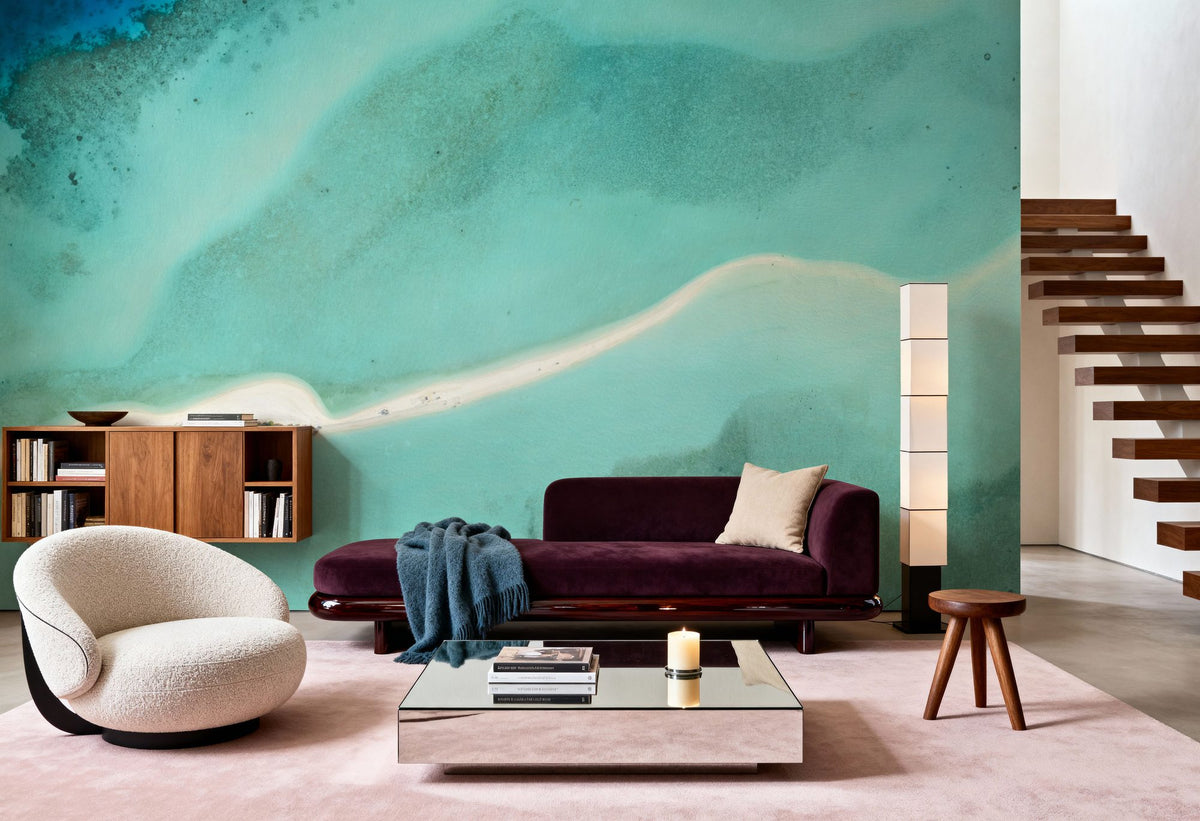 Beach Strip Mural Wallpaper - room preview 04