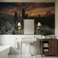 Sunset Moonrise Mural Wallpaper - room preview 04