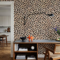 Cheetah Fur Texture Mural Wallpaper - room preview 04