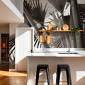 Sepia Palms Mural Wallpaper - room preview 04