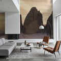 Golden Alpine Twilight Mural Wallpaper - room preview 04