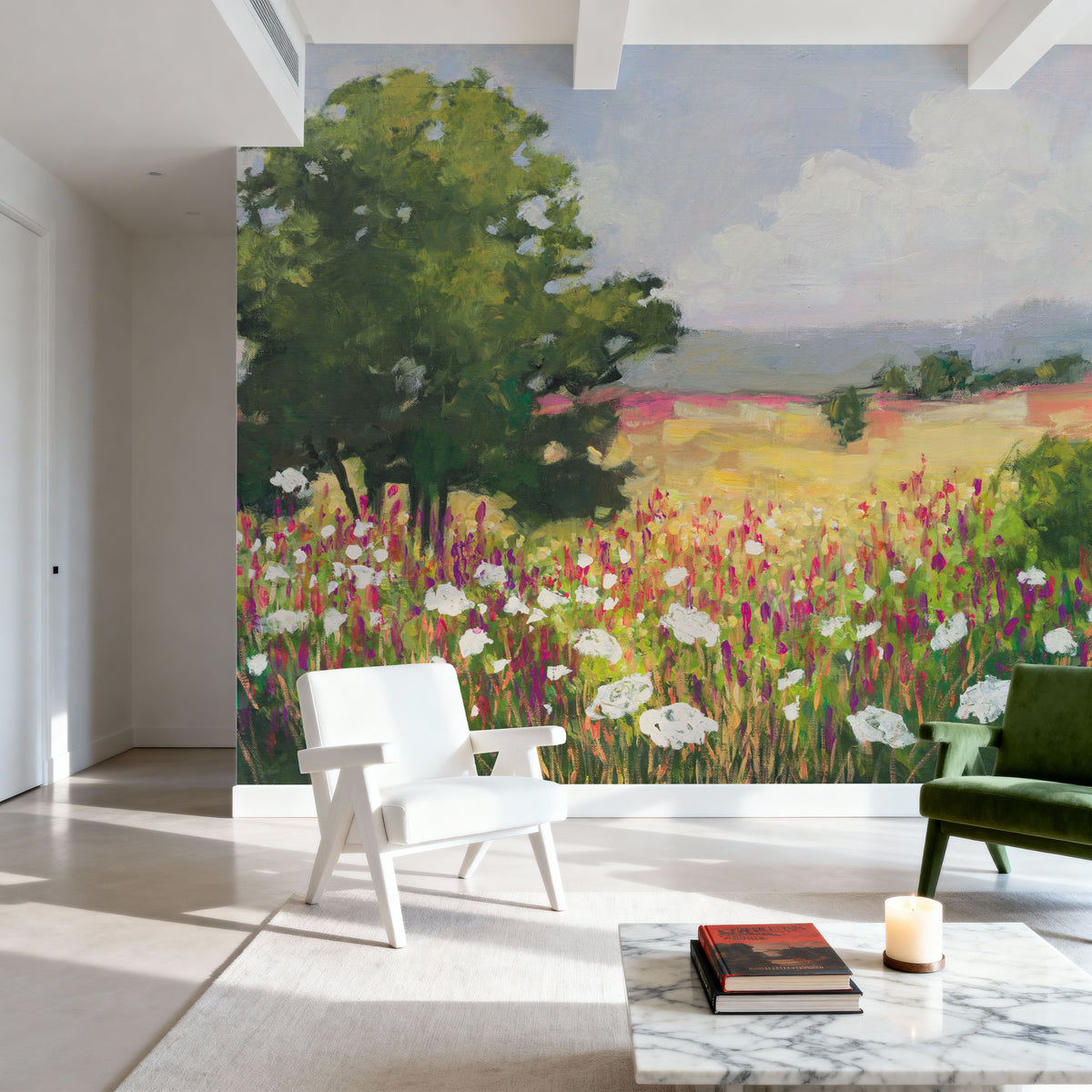 Blooming Horizon Mural Wallpaper - room preview 04