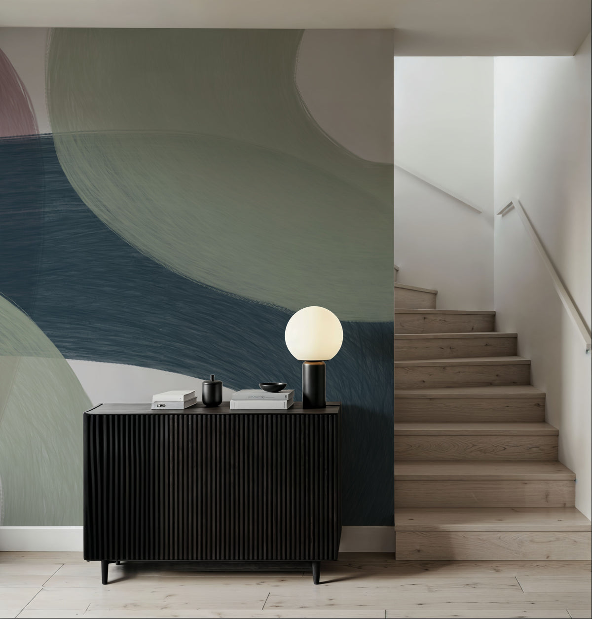 Modern Abstract ´Lars Yopie` Mural Wallpaper - room preview 04