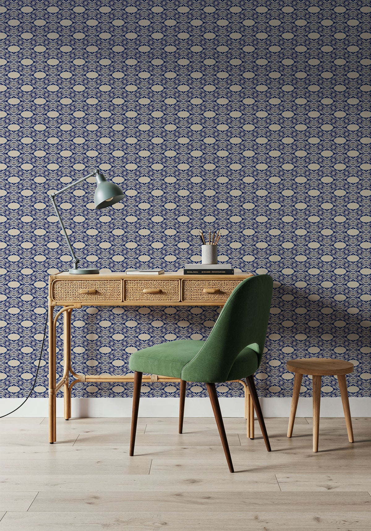 Nara Small Man Mural Wallpaper - room preview 04