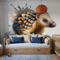 Whispers of the Forest a Pangolin's Path Mural Wallpaper - room preview 04