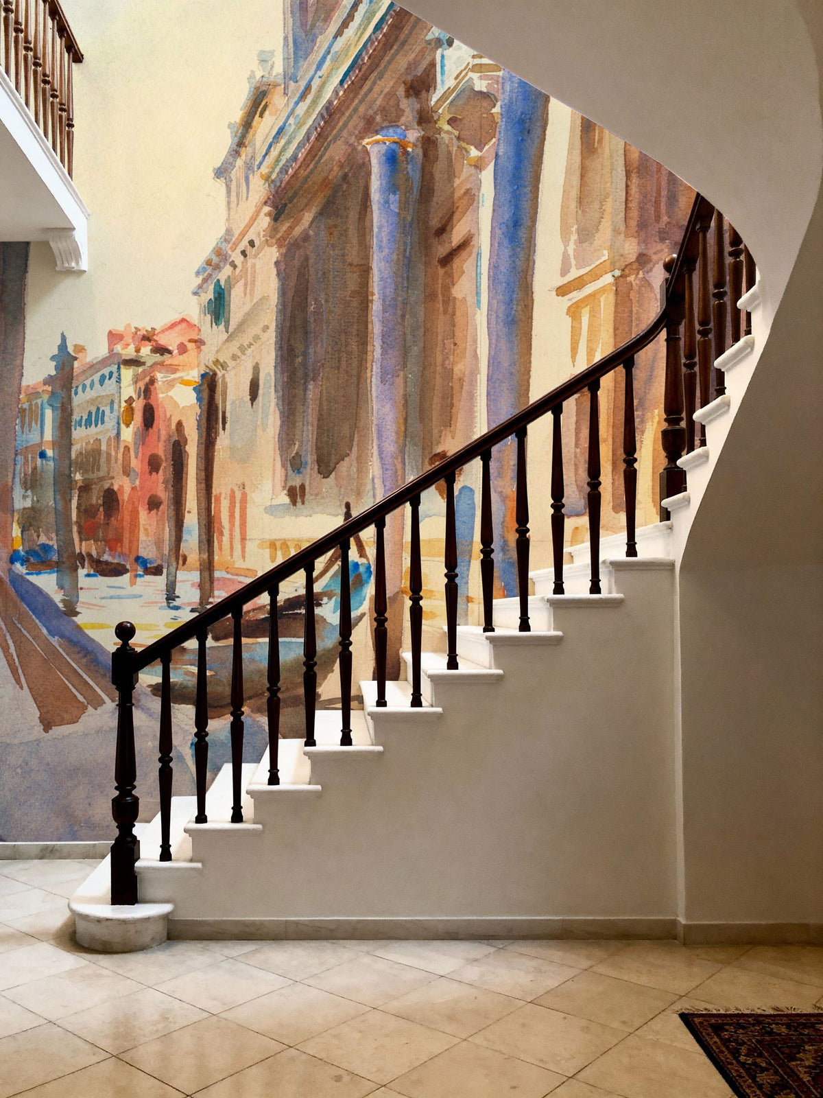 Dwellpaper Gondola Moorings on the Grand Canal Mural Wallpaper image 4
