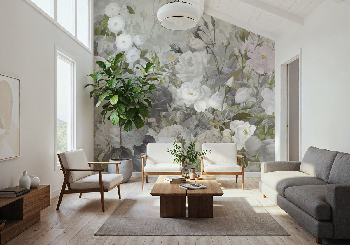 Rose Garden Mural Wallpaper - room preview 04