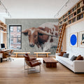 Rainy Pasture I Mural Wallpaper - room preview 04