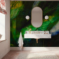 Flower DNA Mural Wallpaper - room preview 04