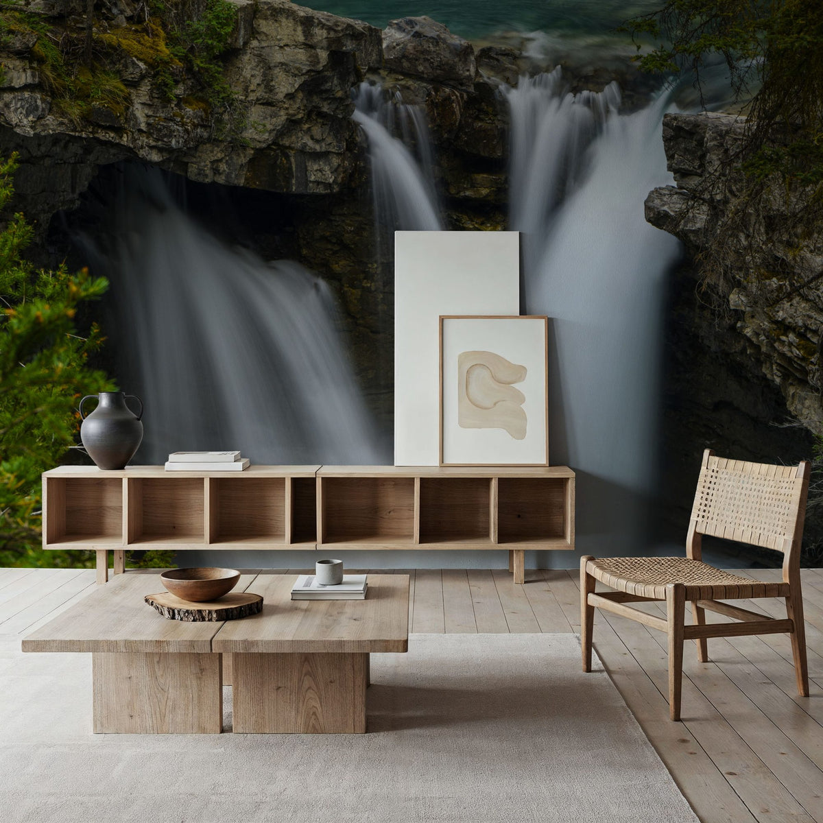 Johnston Creek Canyon Mural Wallpaper - room preview 04